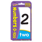 TREND Numbers 0-100 Pocket Flash Cards T-23040