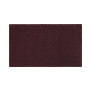 Boardwalk,  Deep Scrub Rectangular Floor Pad, 14"x20, Maroon
