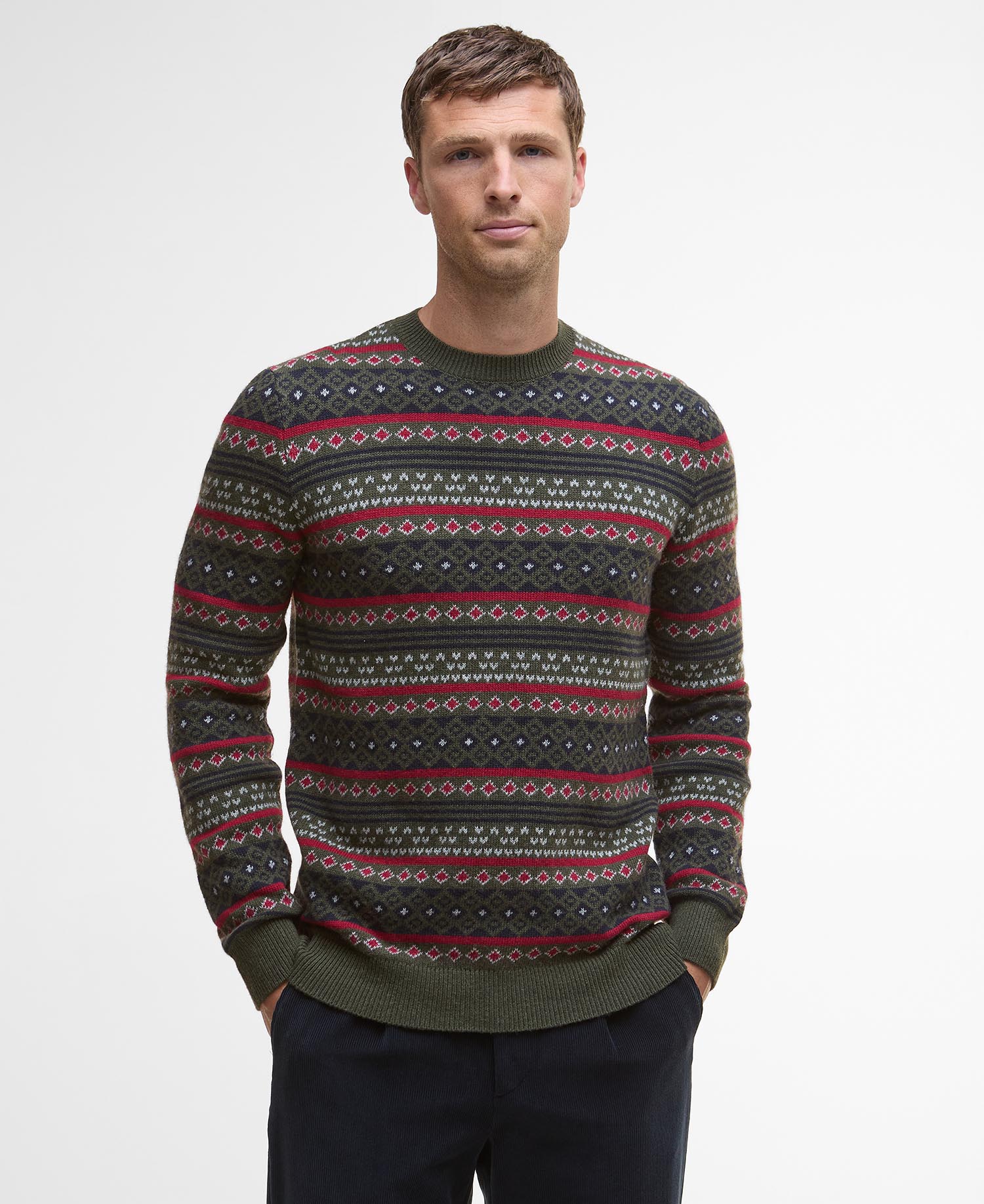Pullover Easdale Fair Isle Rundhalsausschnitt image number 0