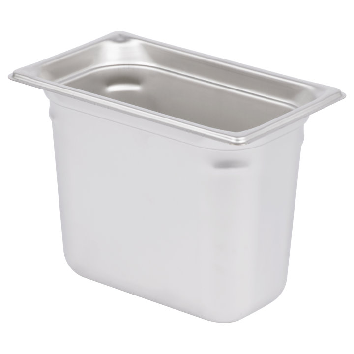 Fourth-size 8-inch-deep Super Pan 3® stainless steel steam table pan