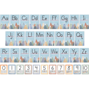 Moving Mountains Alphabet Bulletin Board Set
