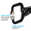107-6 6-inch C-Clamp Locking Pliers w/ Swivel Pads