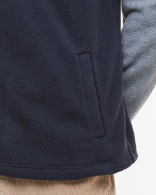 Colour Block Fleece Navy