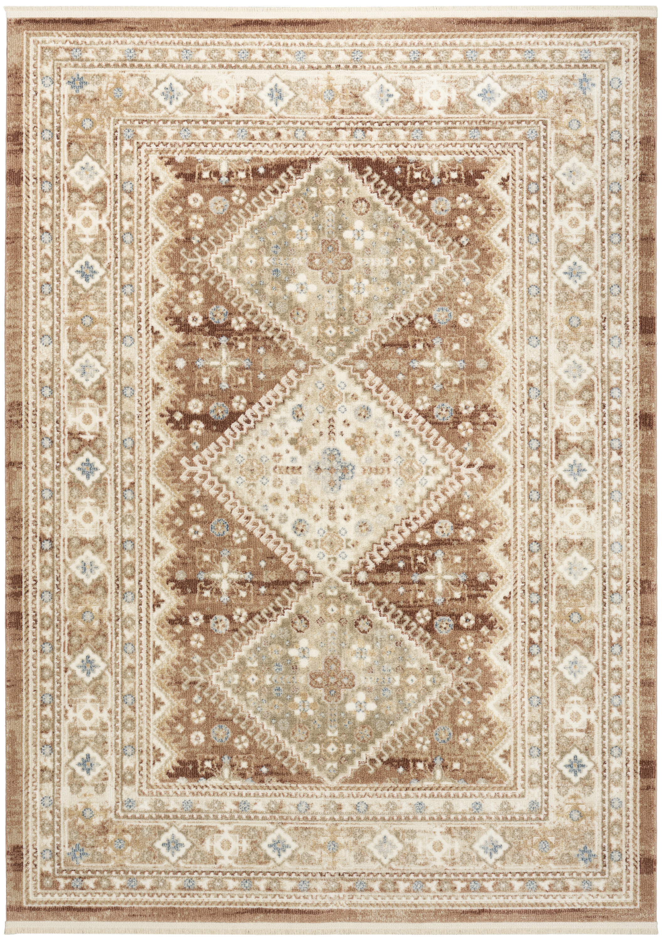 Nourison Pardis 4' x 6' Rust Vintage Indoor Rug