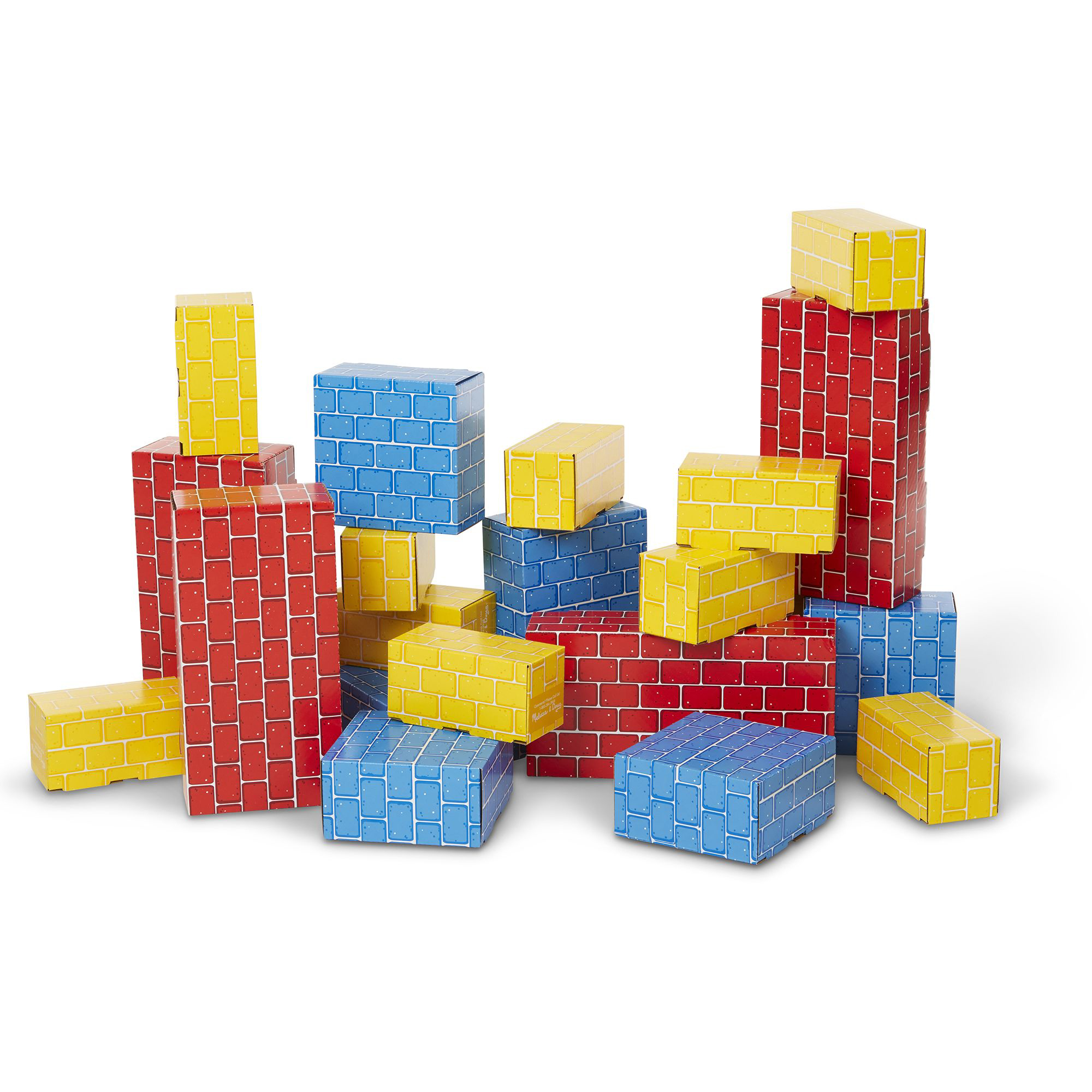 Melissa & Doug Jumbo Cardboard Blocks, 24-Piece Set image number null