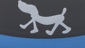 Maslow Design Series Non-Skid Pup Design Dog Bowls