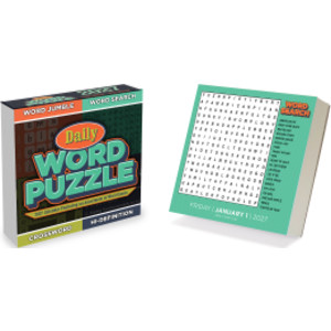 2027 Daily Word Puzzle Daily Desktop Calendar