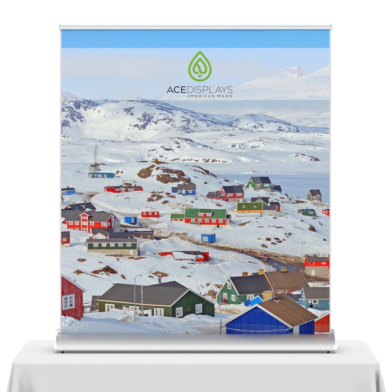 24"w x 54"h PET Vinyl Graphic