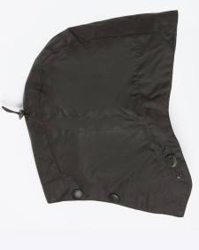 Waxed Storm Hood Olive