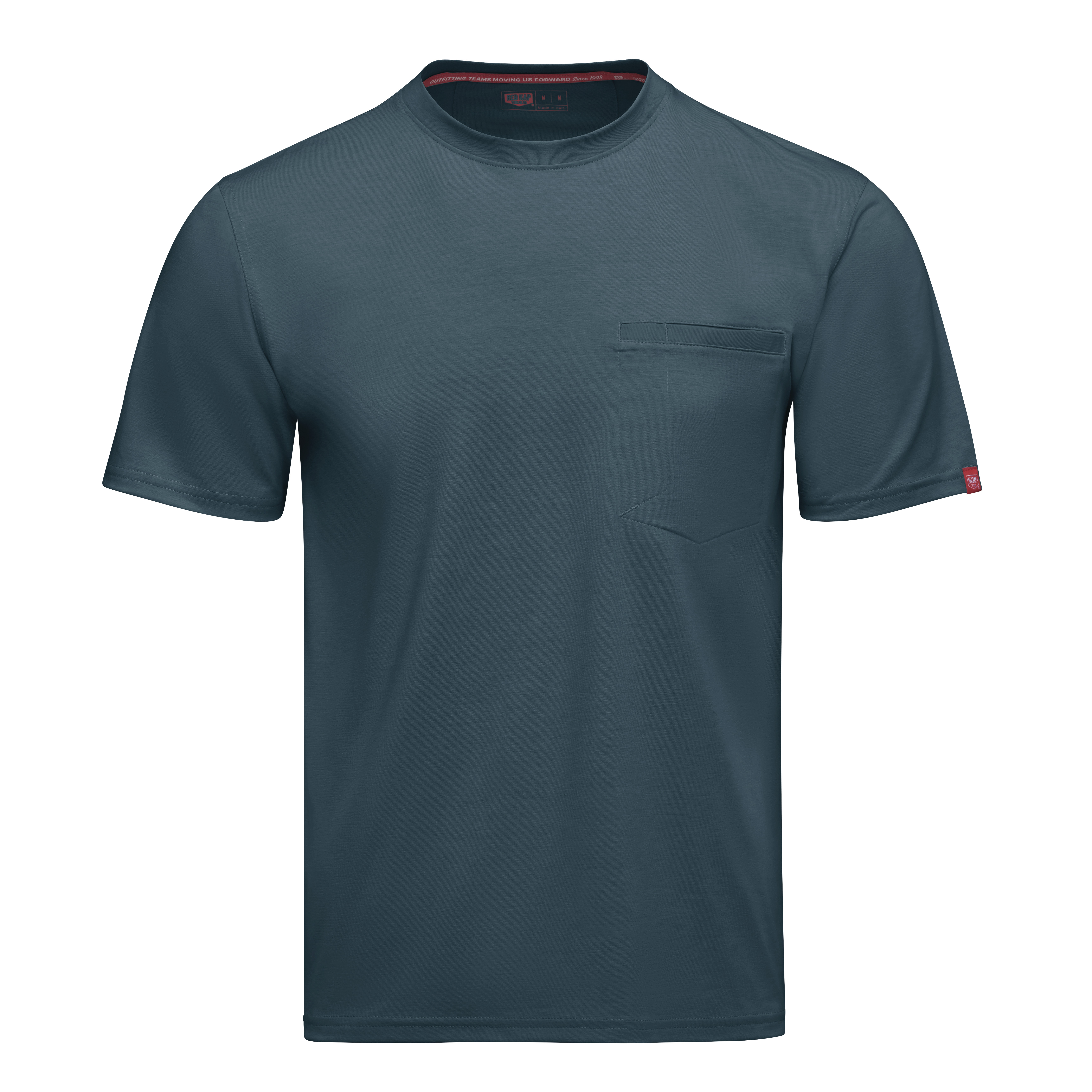 Men‘s Cooling Short Sleeve Pocket Tee-Red Kap