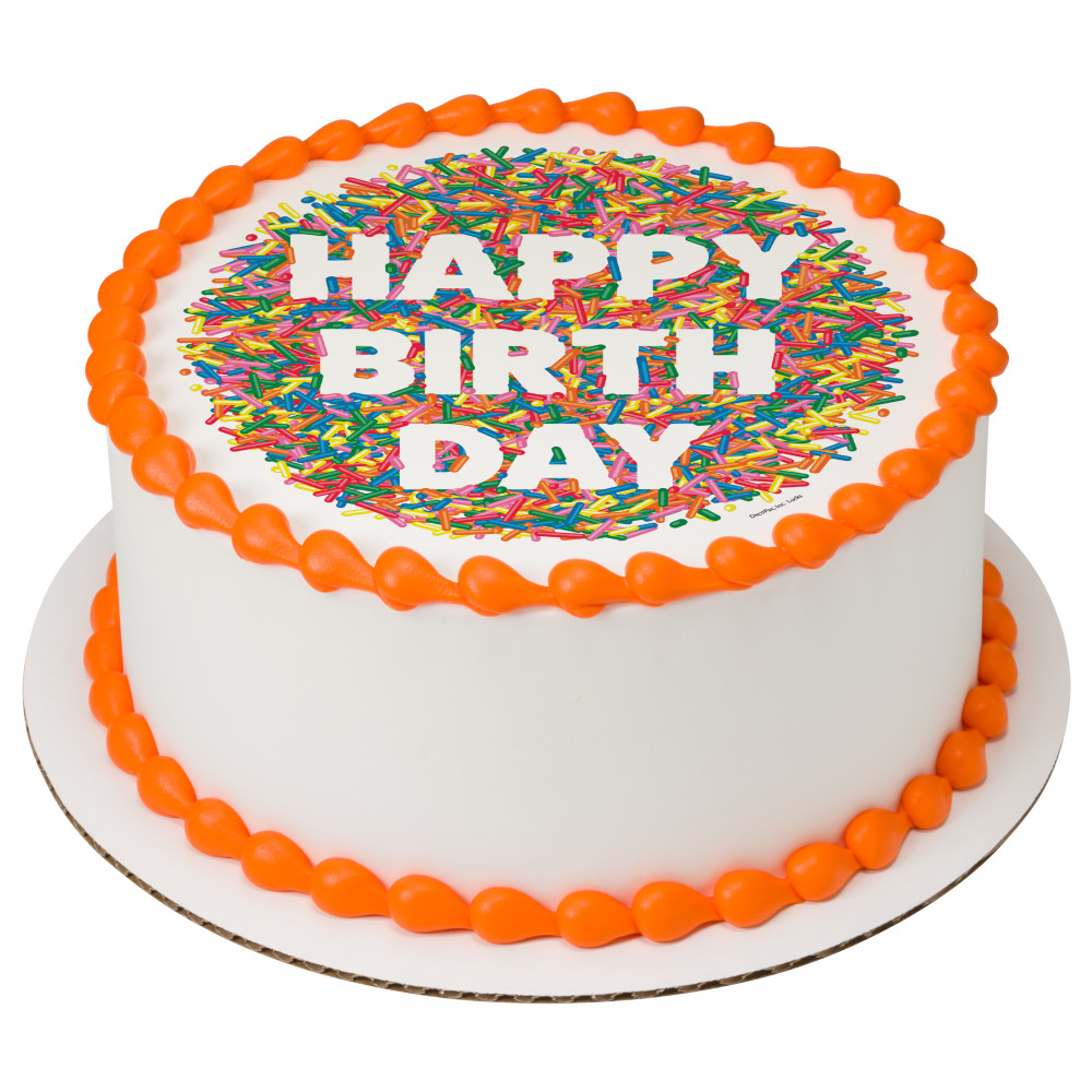 Order Happy Birthday Edible Image® By Photocake® Cake From Vons #2090 