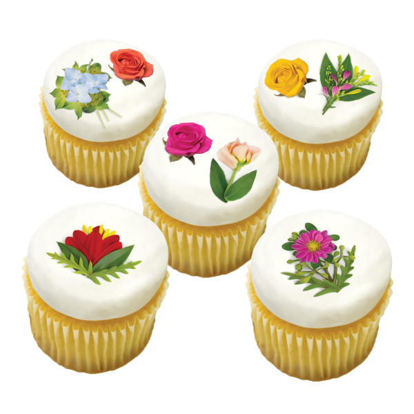Fresh Flowers Variety Edible Image®