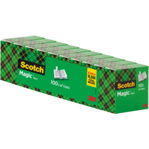 Magic&trade; Tape Refill Rolls, 3/4" x 1000", Pack of 10