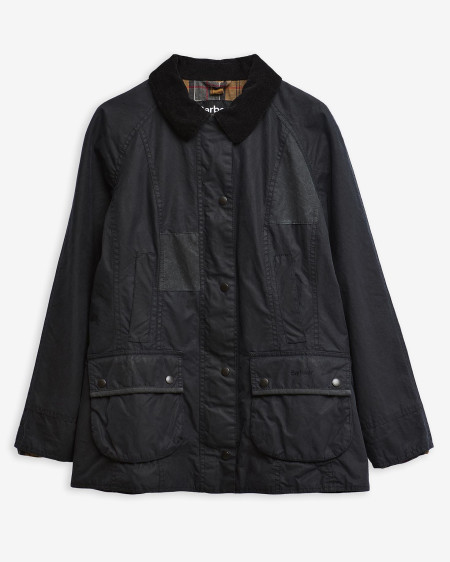 Barbour Re-Loved Beadnell Waxed Jacket - Size 14