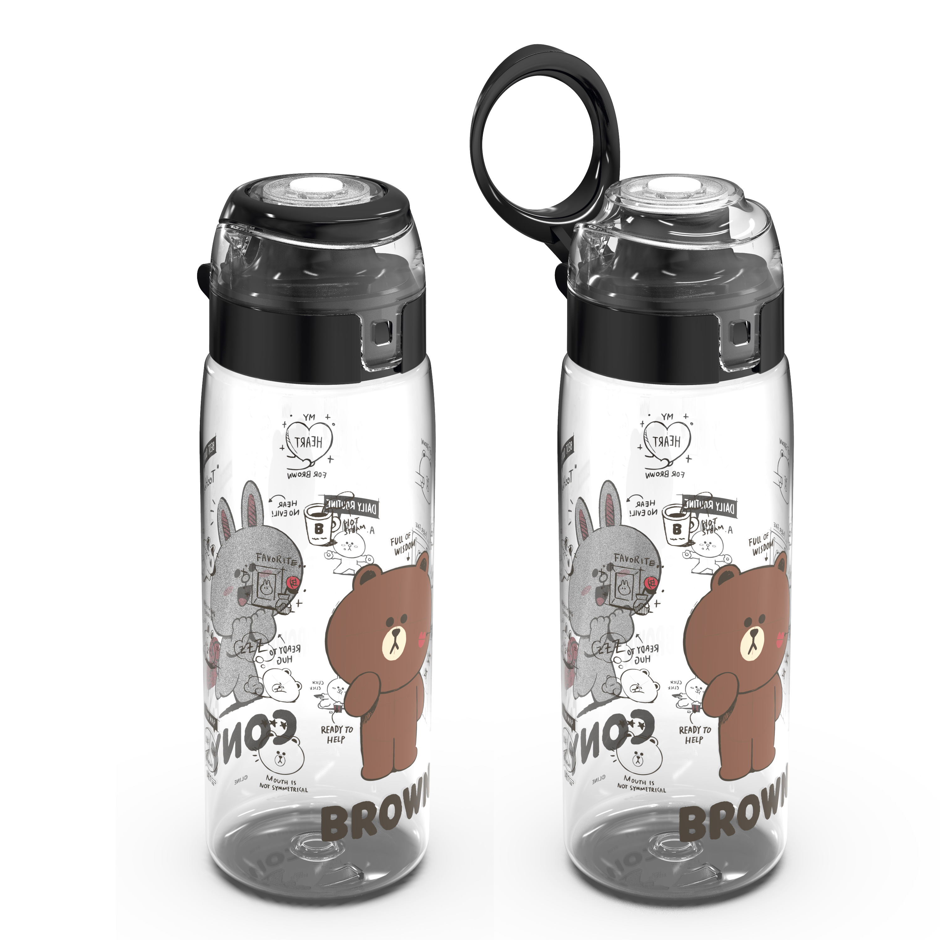 Line Friends 25 ounce Water Bottle, Teddy Bear slideshow image 6 Line Friends 25 ounce Water Bottle, Teddy Bear slideshow image 6