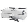 Double 208- to 240-volt Cayenne® sandwich press with panini-style, cast-iron plates