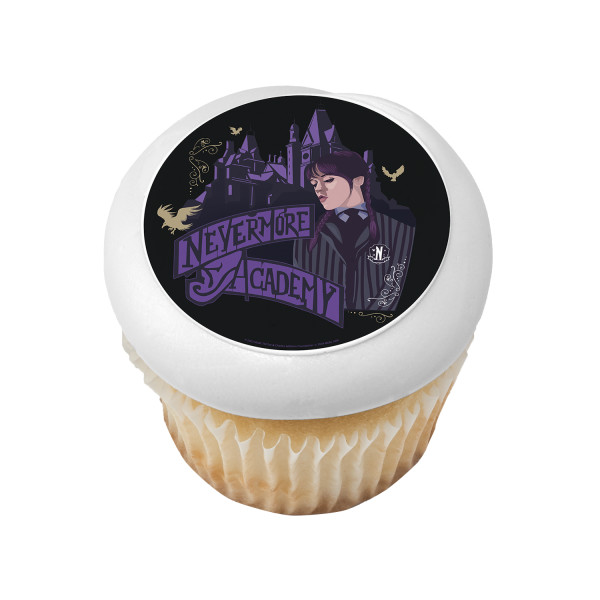 Wednesday Nevermore Academy PhotoCake® Edible Image®