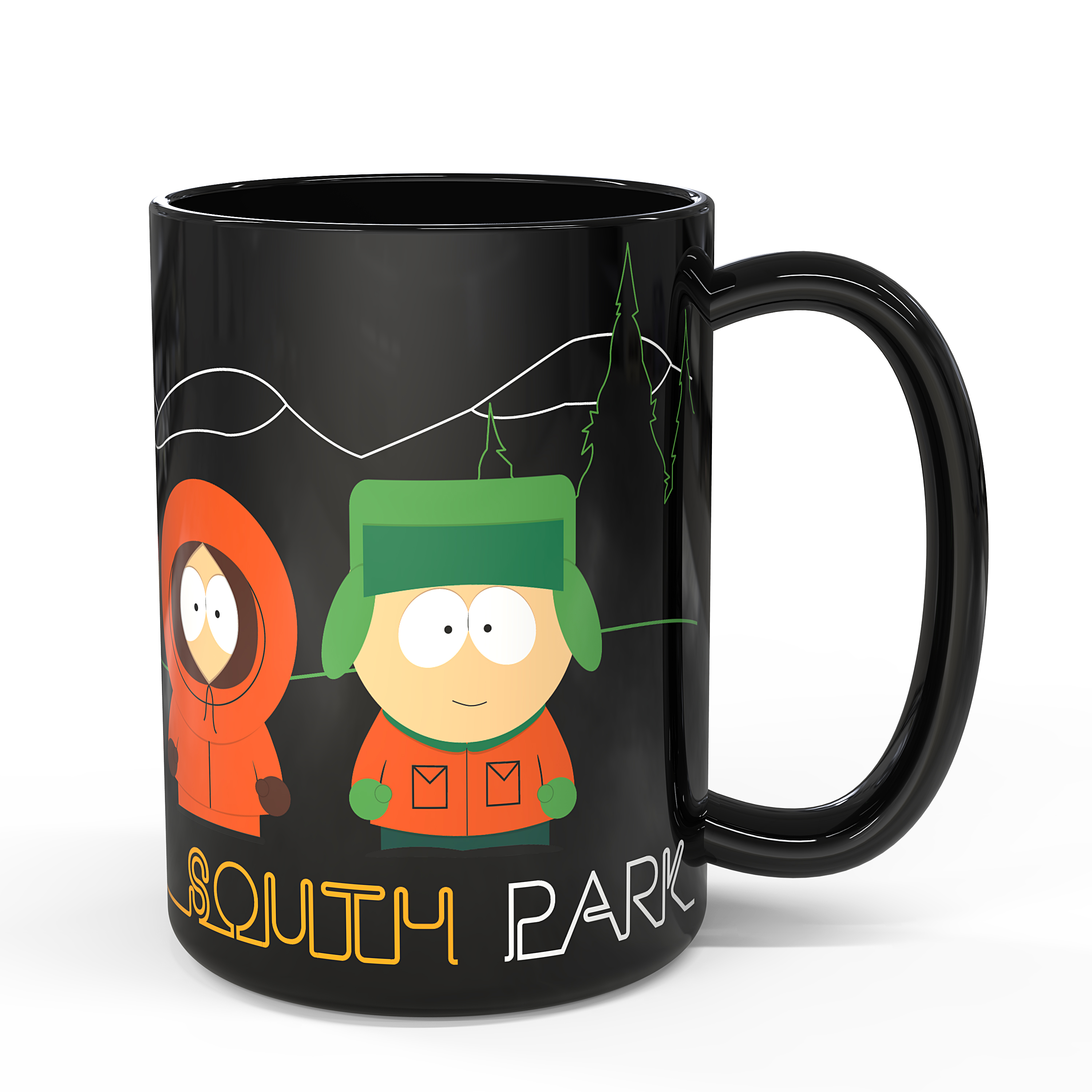 South Park 15 ounce Coffee Mug, Cartman, Kenny & Kyle slideshow image 1 South Park 15 ounce Coffee Mug, Cartman, Kenny & Kyle slideshow image 1