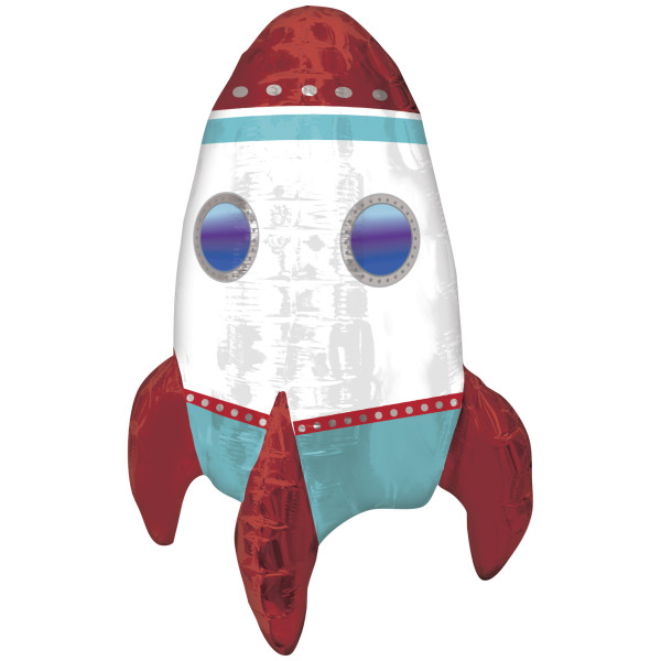 Standing Rocket Ship Anagram® Tabletop Decoration