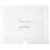 Half-size Super Pan® slotted clear polycarbonate cover