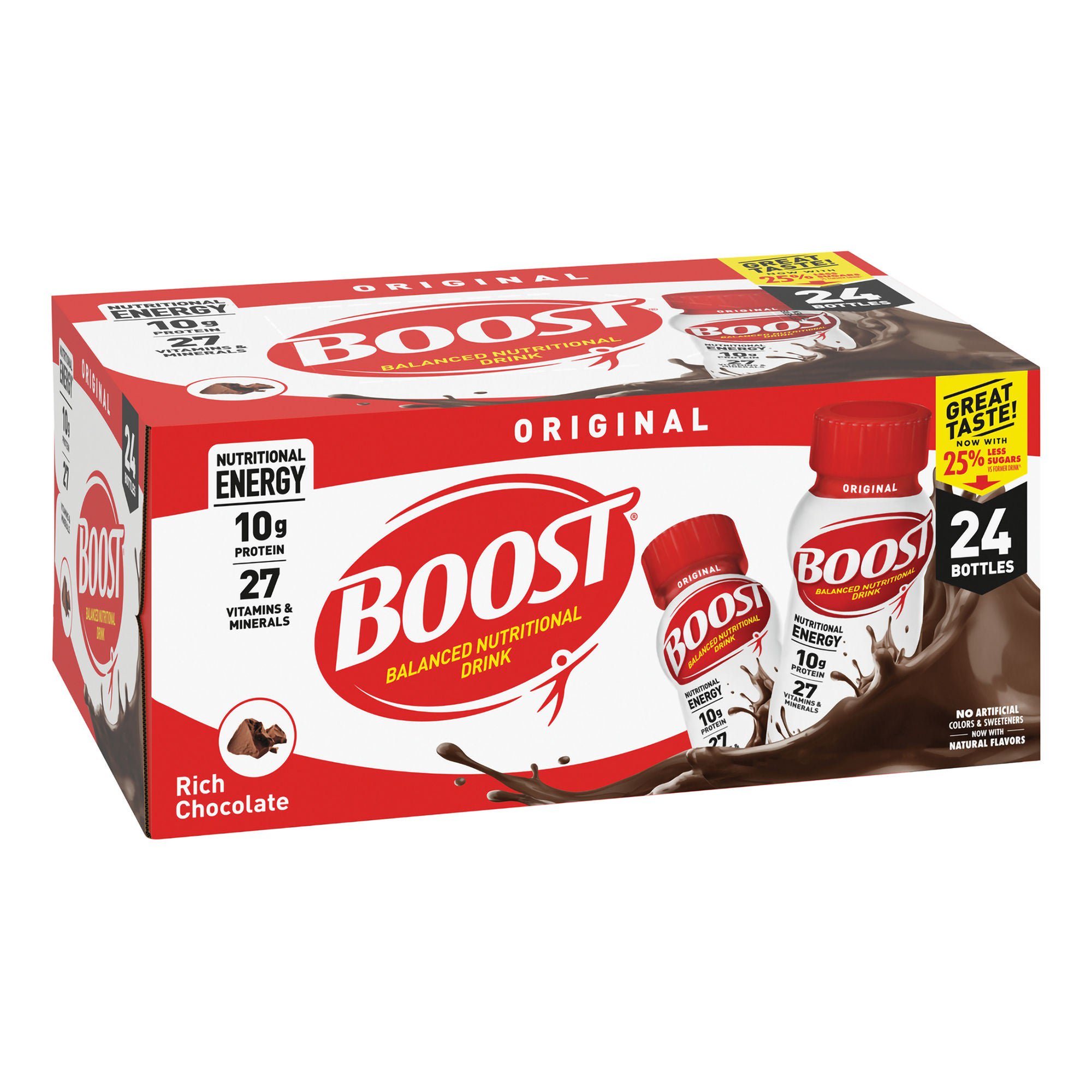 Boost® Original Chocolate Balanced Nutritional Drink, 8-ounce bottle