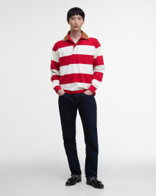 Hemd Newclose Oversized Rugby Brick Red