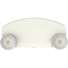 Ultra-Econ Low Profile Themoplastic 2-Head Contractor Emmergency Light