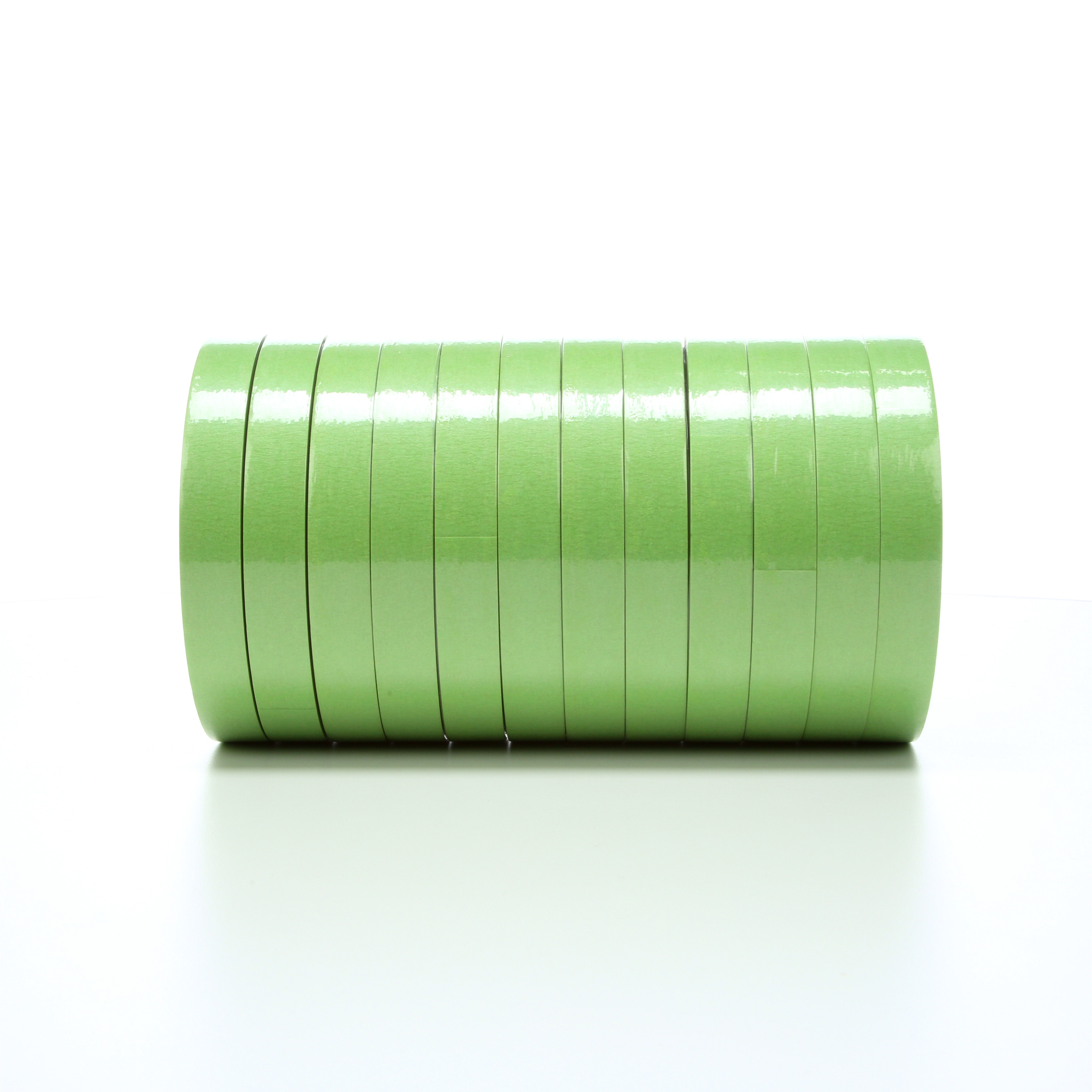3M™ High Performance Green Masking Tape 401+, 3 mm x 55 m, 248 Roll/Case