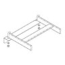 Wall Angle Support Kit 3/16 in. 20 in.W x 2 in.H x 2 in.D Black