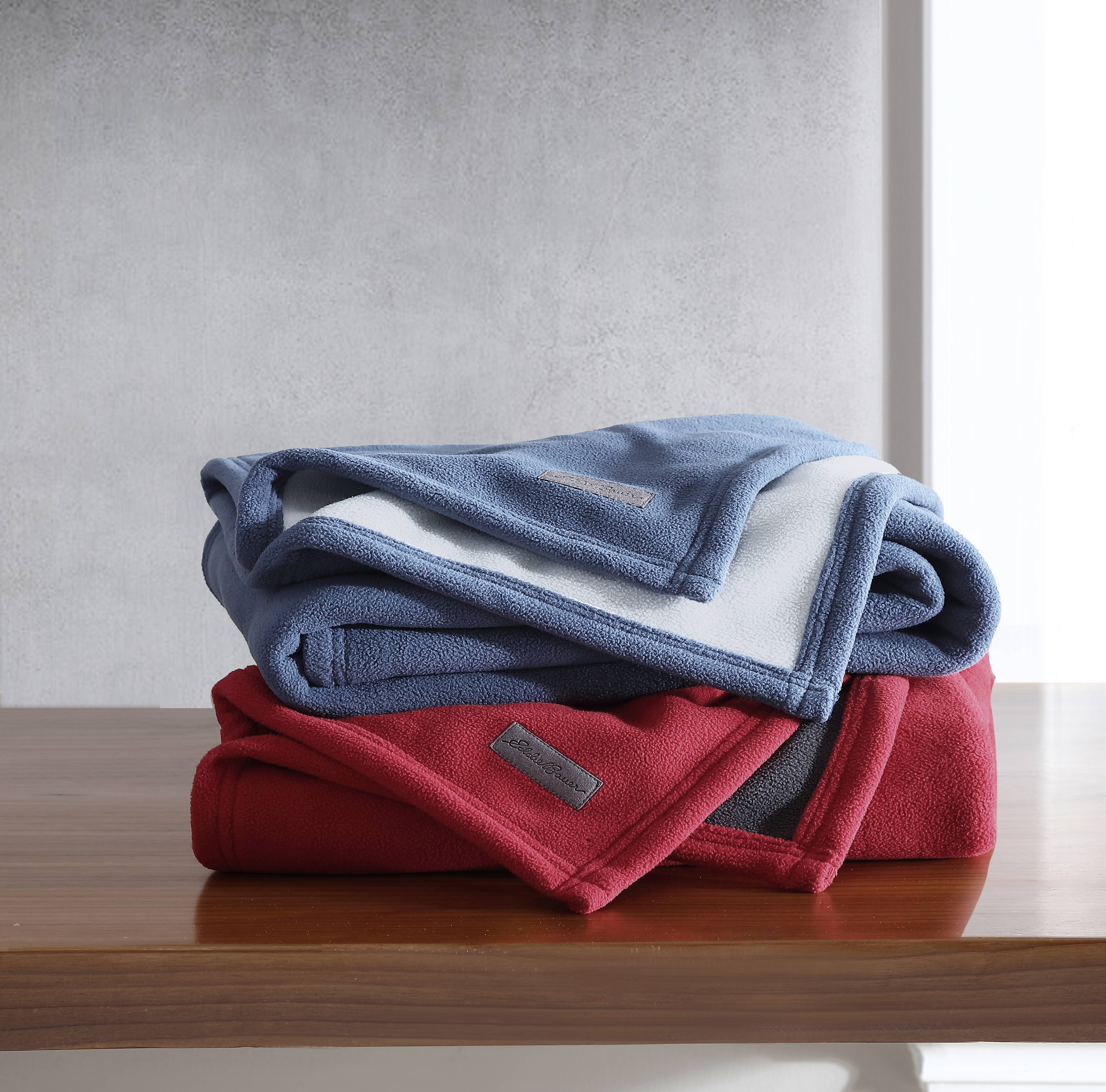 Eddie Bauer Plush-Fleece Throw Blanket