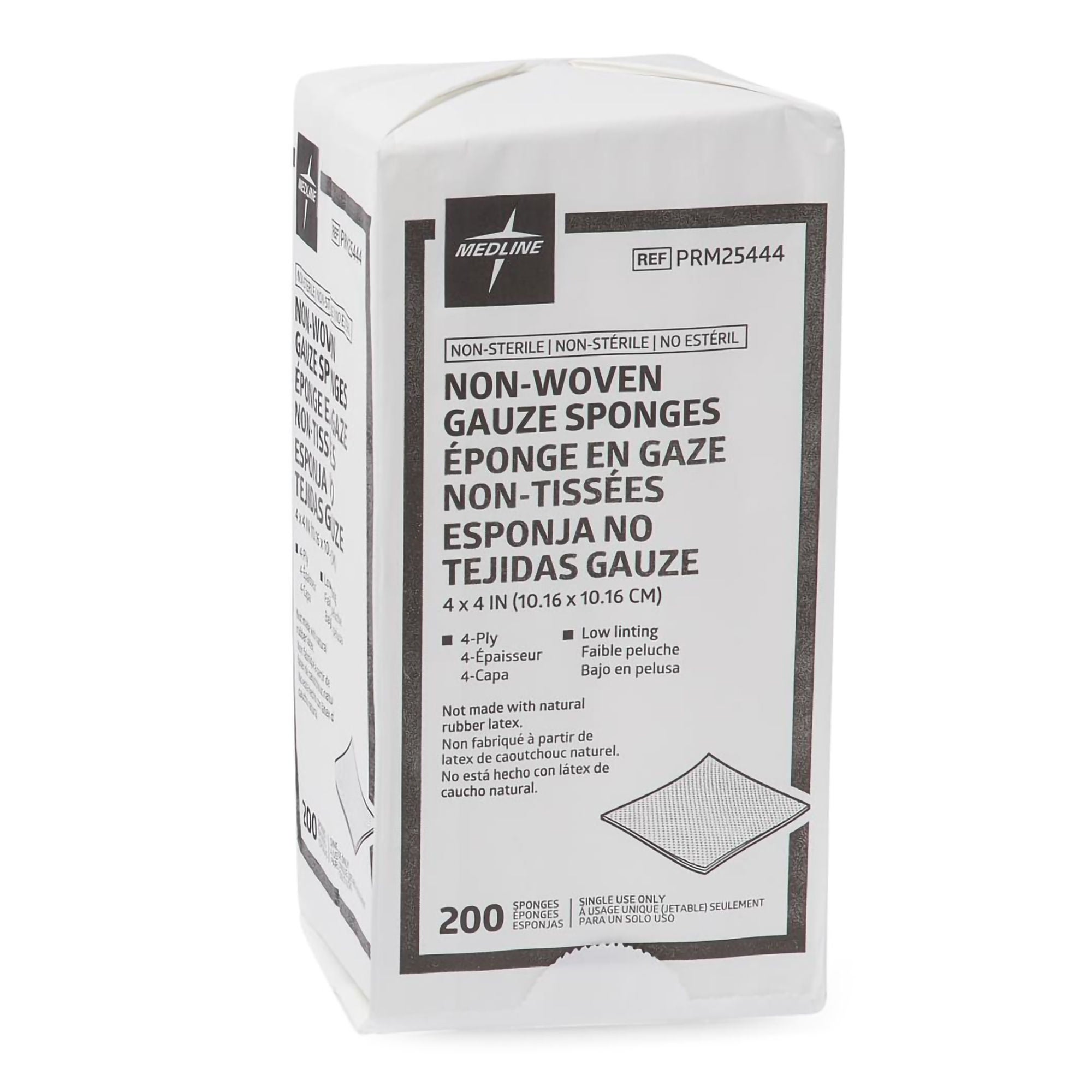 Medline SPONGE, GZE 4"X4" N/WOVN N/S (200/BG 10BX/CS)