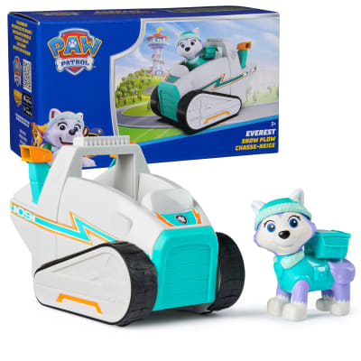 PAW Patrol, Everest’s Snow Plow, Toy Vehicle with Collectible Action Figure, Sustainably Minded Kids Toys for Boys & Girls Ages 3 and Up