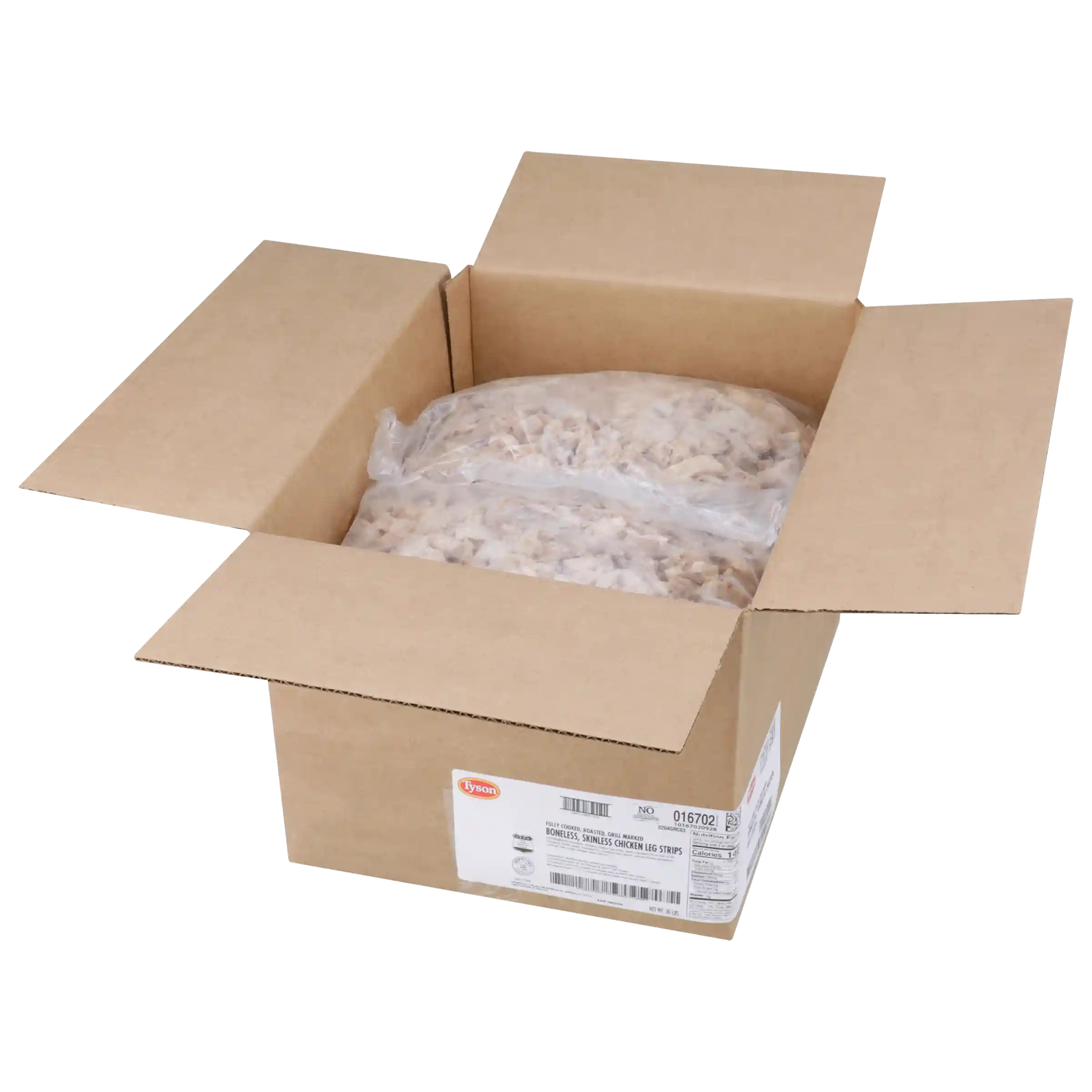 Tyson® Fully Cooked Roasted Boneless Skinless Chicken Leg Meat Strips_image_4