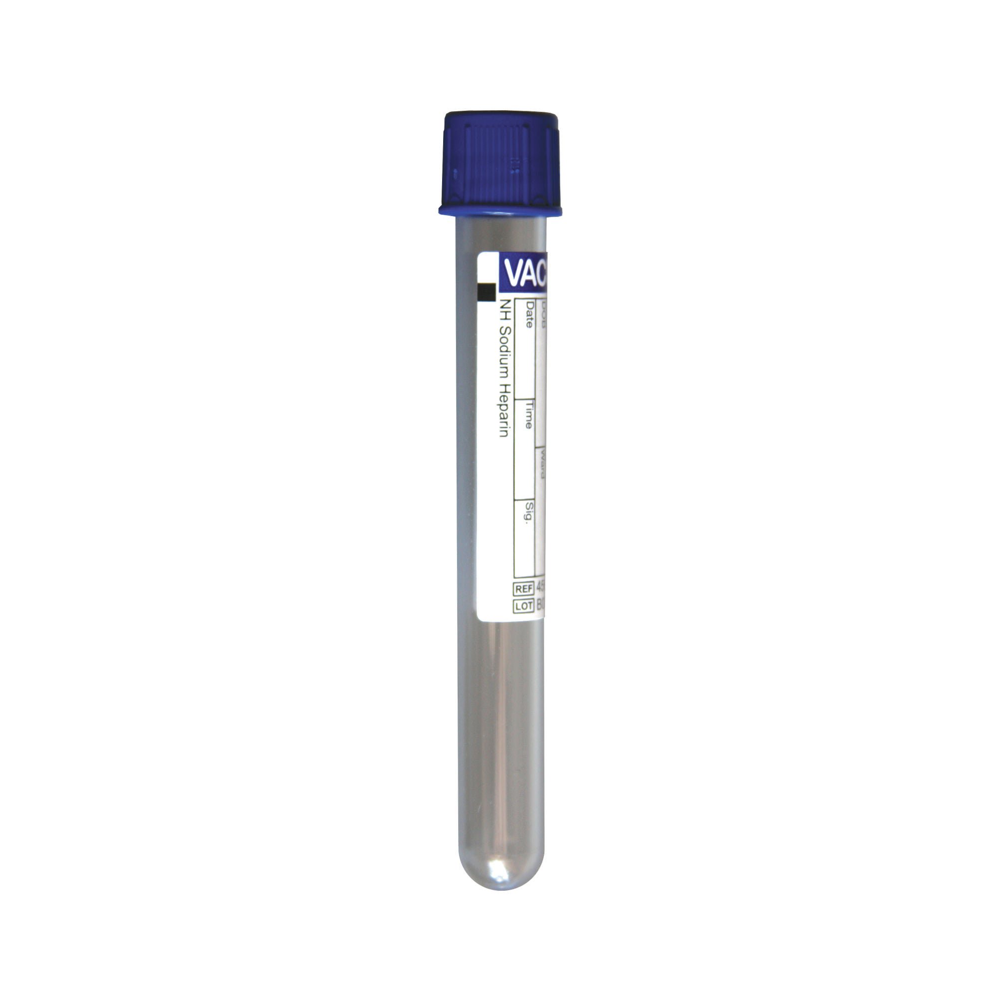 Greiner Bio-One TUBE, BLD COL SODHEP RBLU/BLK 6ML PET VACUETTE (50/BX 24BX/C