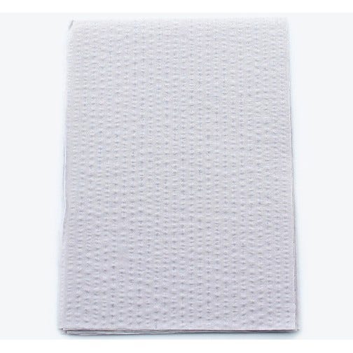 Advantage Patient Towels, 2-Ply Tissue with Poly, 18" x 13", Silver Grey - 500/Case