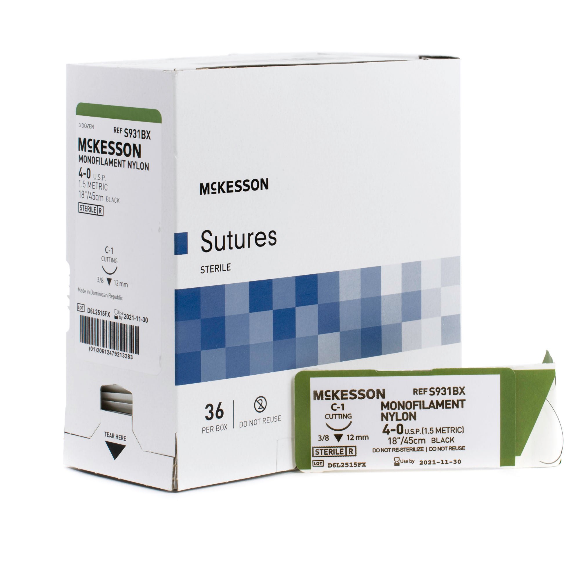 McKesson Suture with C-1 Needle
