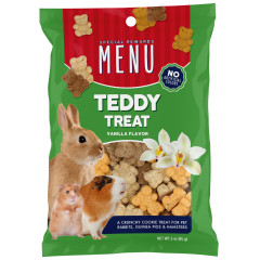 Image of Vitkraft MENU Teddy Treat  for Rabbit/Guinea Pig/Hamster, Vanilla 3 oz
