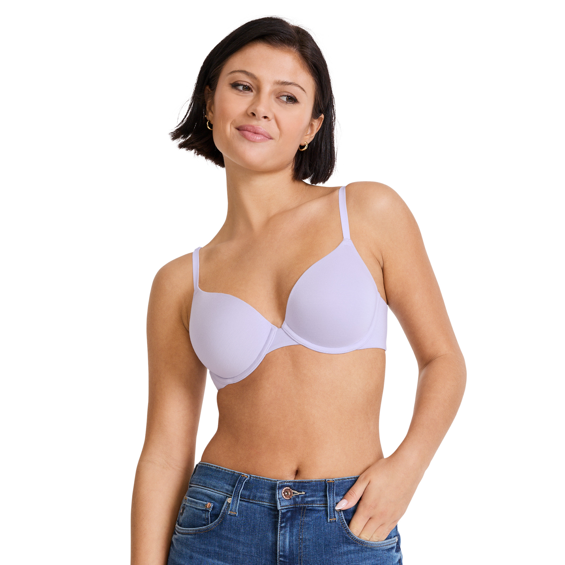 Jockey Women's Smooth & Sleek Supersoft Demi Coverage Underwire T-Shirt Bra - Picture 25 of 31