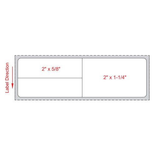 PDC Healthcare LABEL, LAB DIRECT THERMAL MEDITEC 4X1/25" (1000/RL 8RLS/CS)