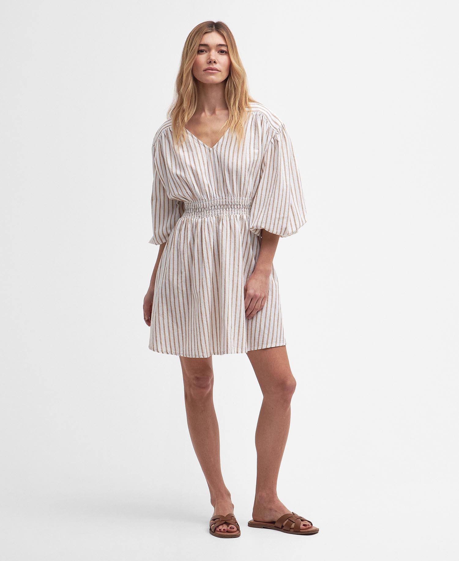 Ella Striped Mini Dress image number 0