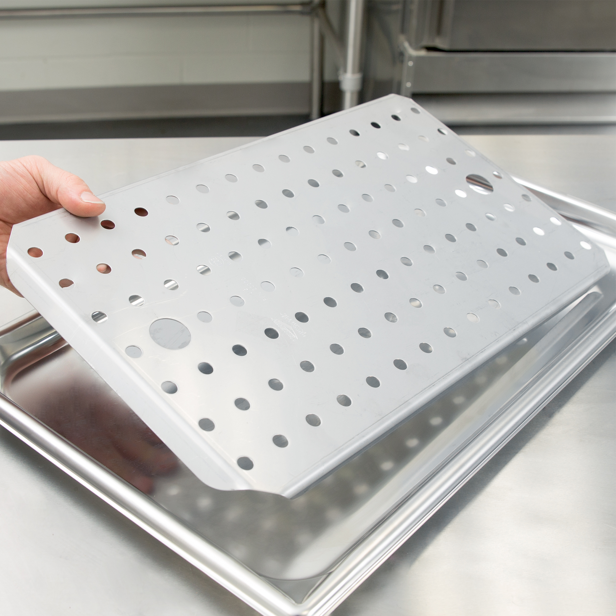 Fullsize Super Pan V® stainless steel false bottom
