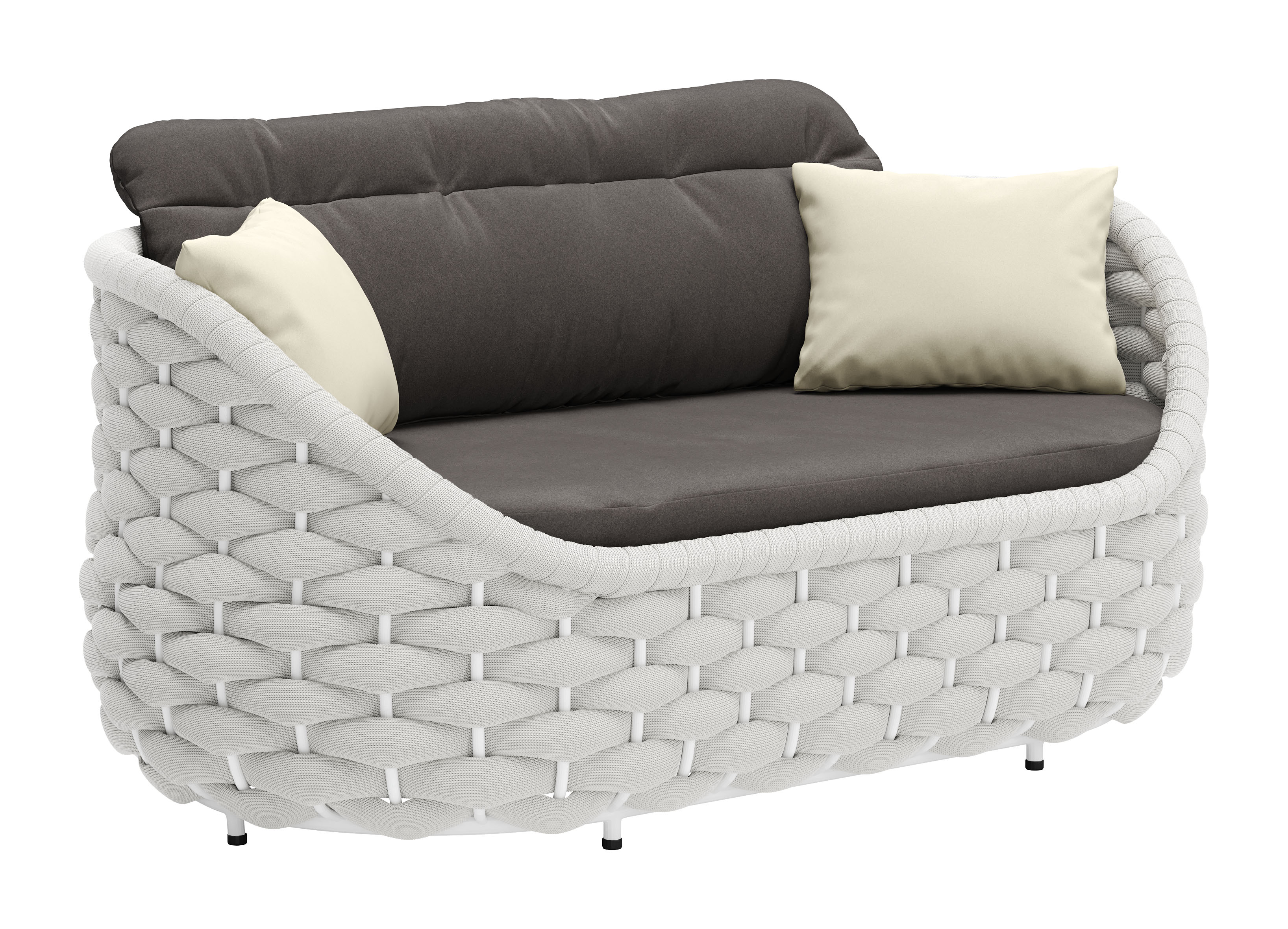 Coral Reef Loveseat Gray product image