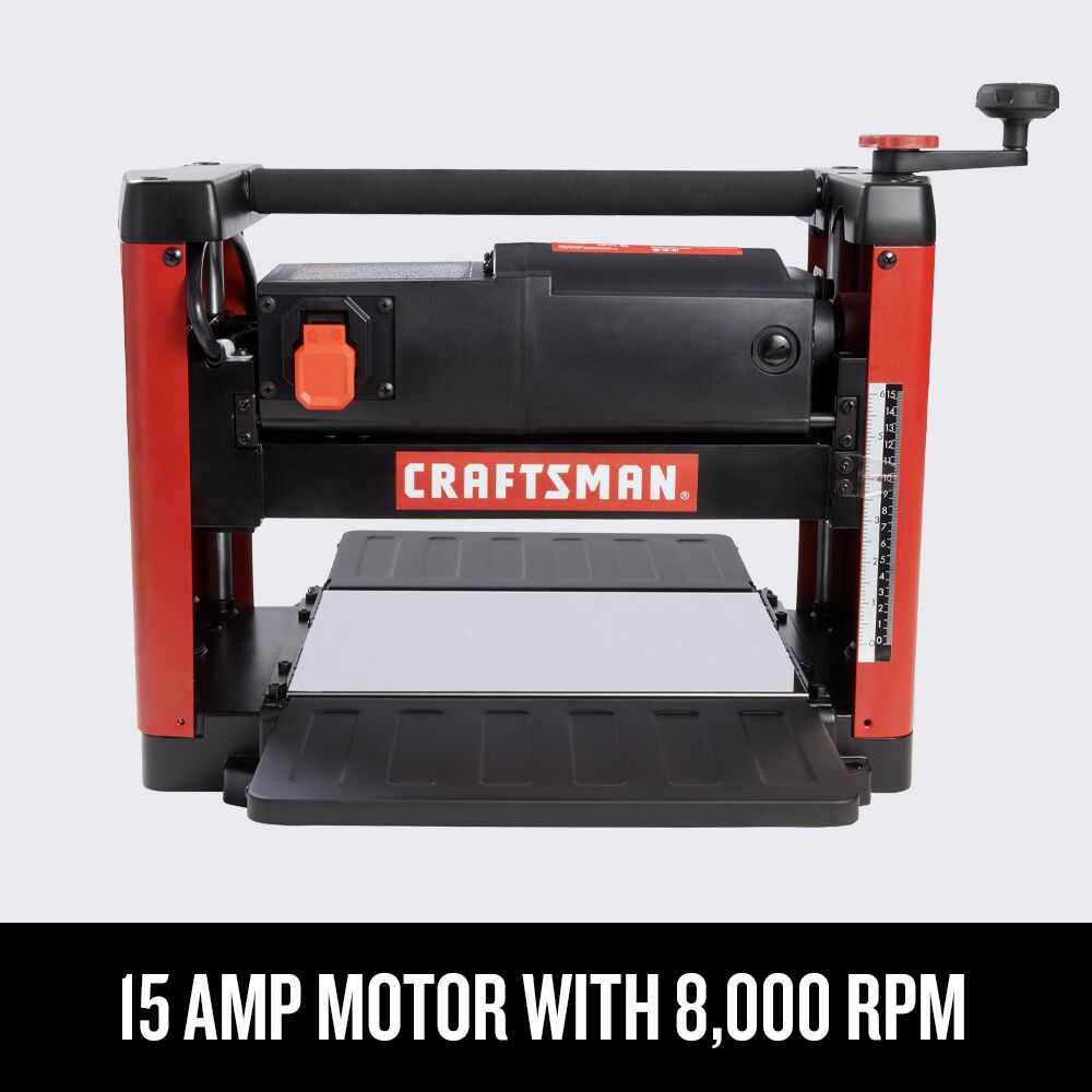 Graphic of CRAFTSMAN Bench & Stationary: Thickness Planers highlighting product features