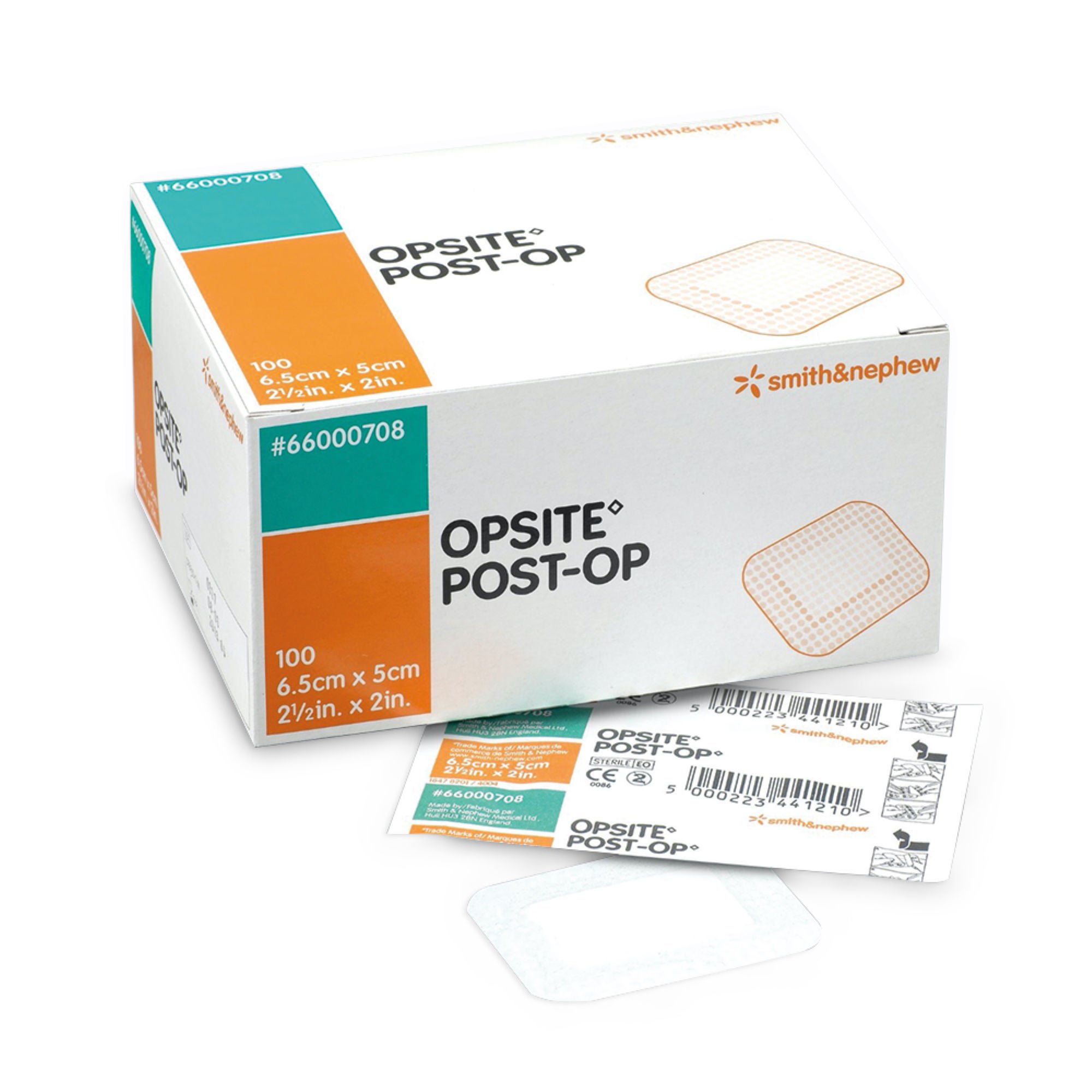 OpSite Post Op Transparent Film Dressing with Pad, 2 x 2½ Inch