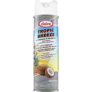 CLR165, Claire,  Tropic Breeze Air Freshener & Deodorizer,  10 oz Aerosol Can