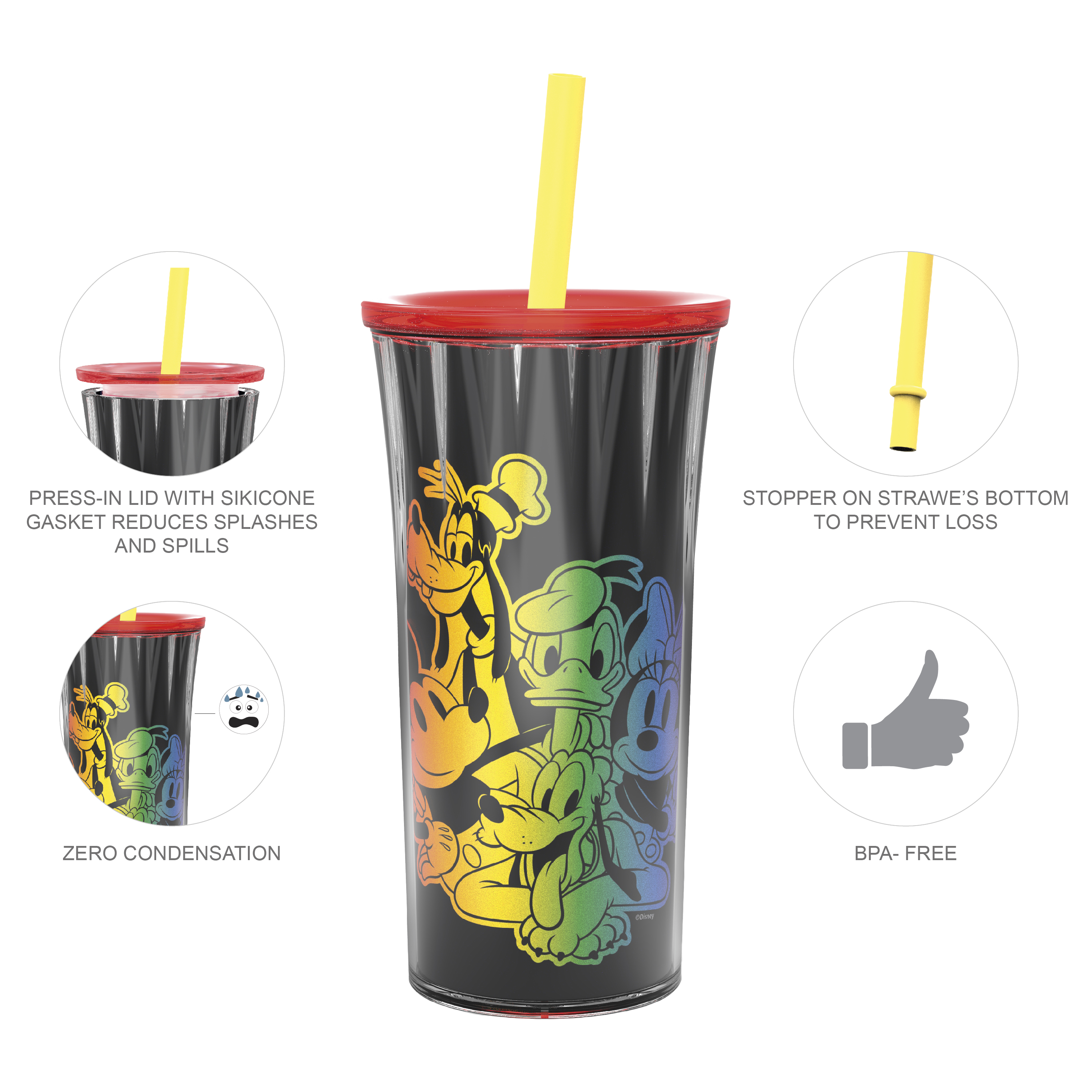 Disney 20 ounce Insulated Tumbler, Mickey Mouse slideshow image 2