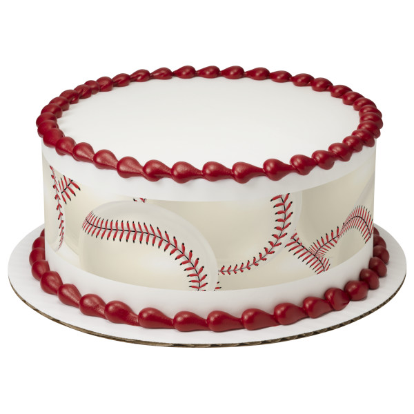 Baseball PhotoCake® Edible Image® Strips