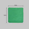 Rubbermaid Commercial, HYGEN, r-40 Recycled Microfiber Cloth, 16"x16", Green