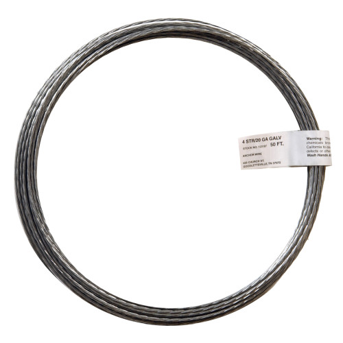 Hillman Galvanized Stranded Wire 6 Strand/#18 Connected Coils