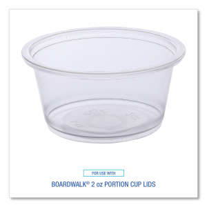 Boardwalk, Souffle/Portion Cups, 2 oz, Polypropylene, Clear